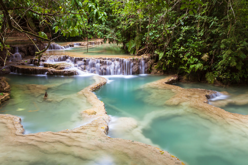 Kuang Si waterfalls, Luang Prabang, Laos