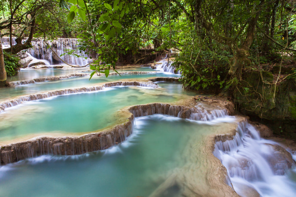 Kuang Si waterfalls, Luang Prabang, Laos