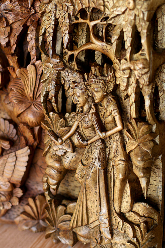 The exceptional wood carving, Bali, Indonesia