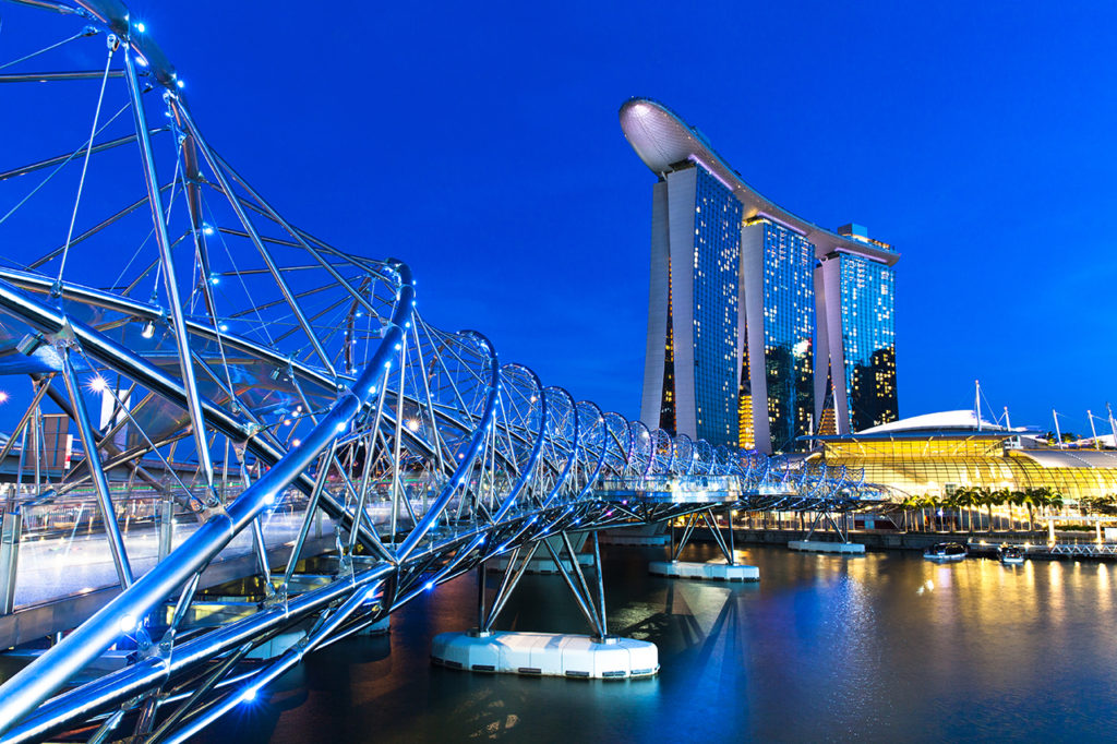 The Helix Bridge, Singapore