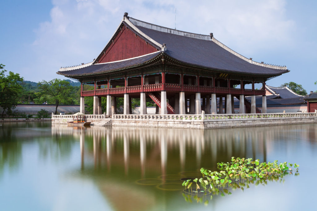 Gyeonghoeru Pavilion of Gyeongbokgung Palace, Seoul, South Korea
